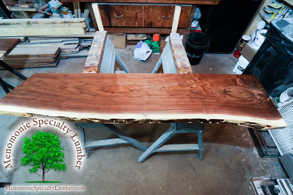 Black Walnut Bench & Shelves 