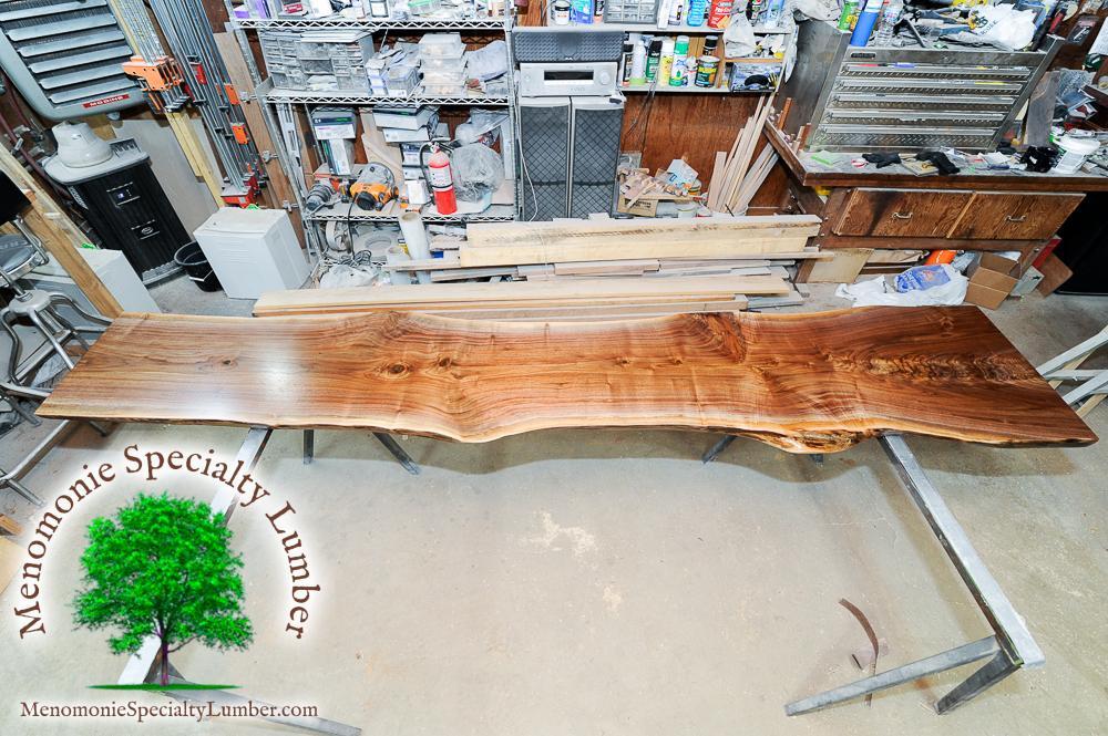 Black Walnut Bar Top 20" x 9' 6" x 2"