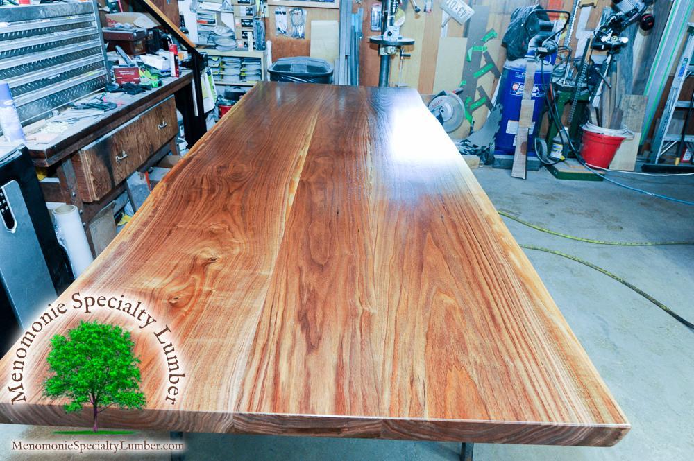 Live Edge Black Walnut Dining Table 38" wide x 8' Long