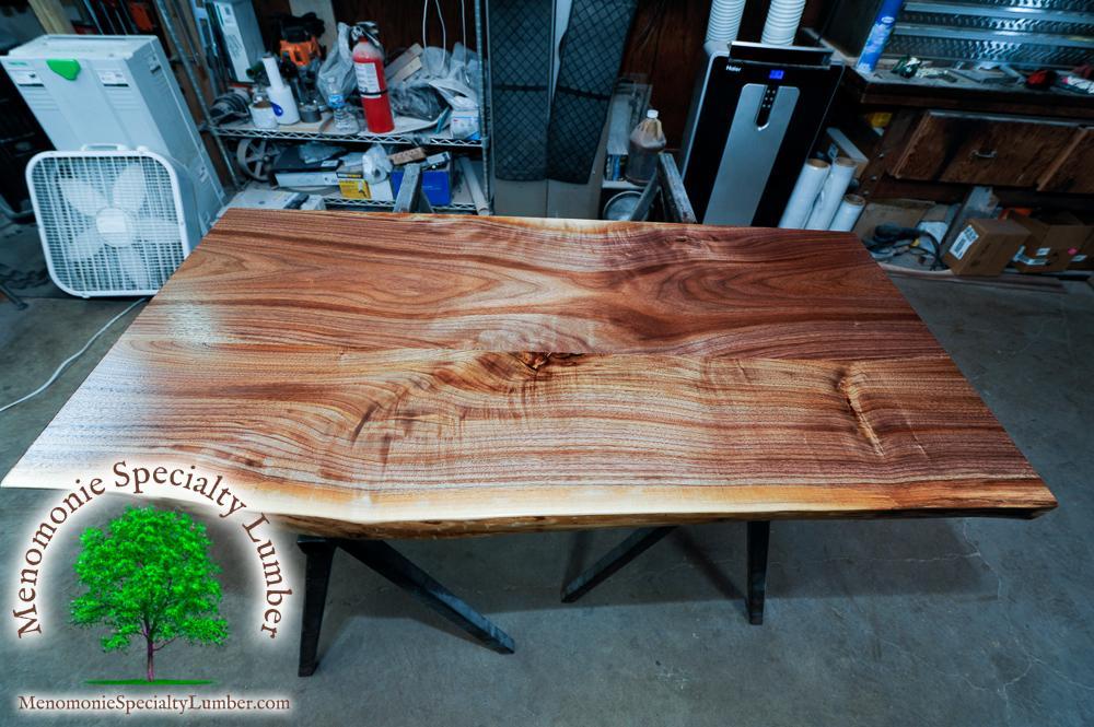 Black Walnut Computer Desktop 48" Wide x 30" Depth x 2" Thick