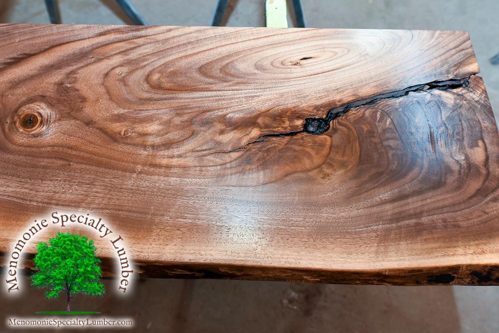 Black Walnut Bench & Shelves 