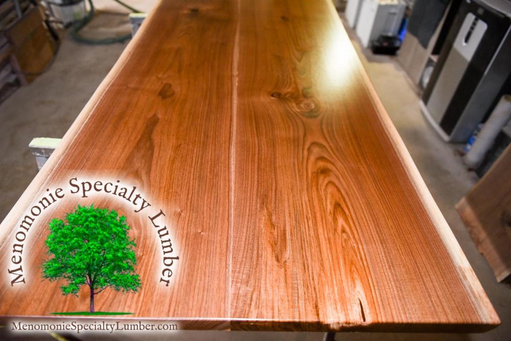 Black Walnut Live Edge Table 36" W x 7' L