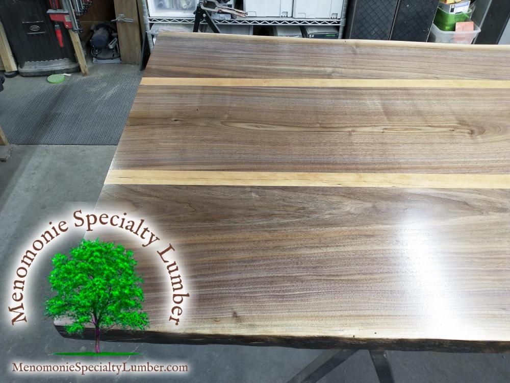 Black Walnut & Cherry Table 2" x 36" x 8' 