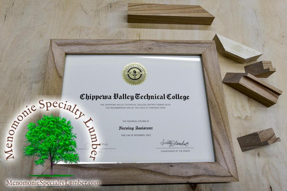 Custom White Ash (American Ash) Picture Frames Pricing is at $12 a linear foot for a finished frame, i.e., an 8.5&rdquo; x 11&rdquo; document frame would be $39 plus $12 for glass and matte board.